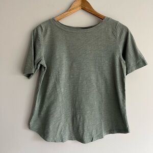 Loft Vintage Soft Green Women's Short Sleeve Top size S
